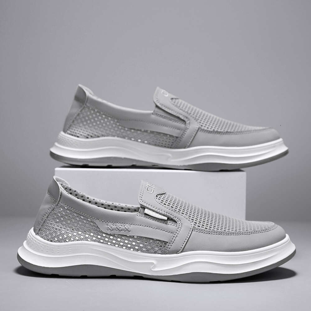 Ddmysports New Board Spring Summer Casual Large Mesh Ollow One Step Lazy Breathable Work Shoes OUTDOOR