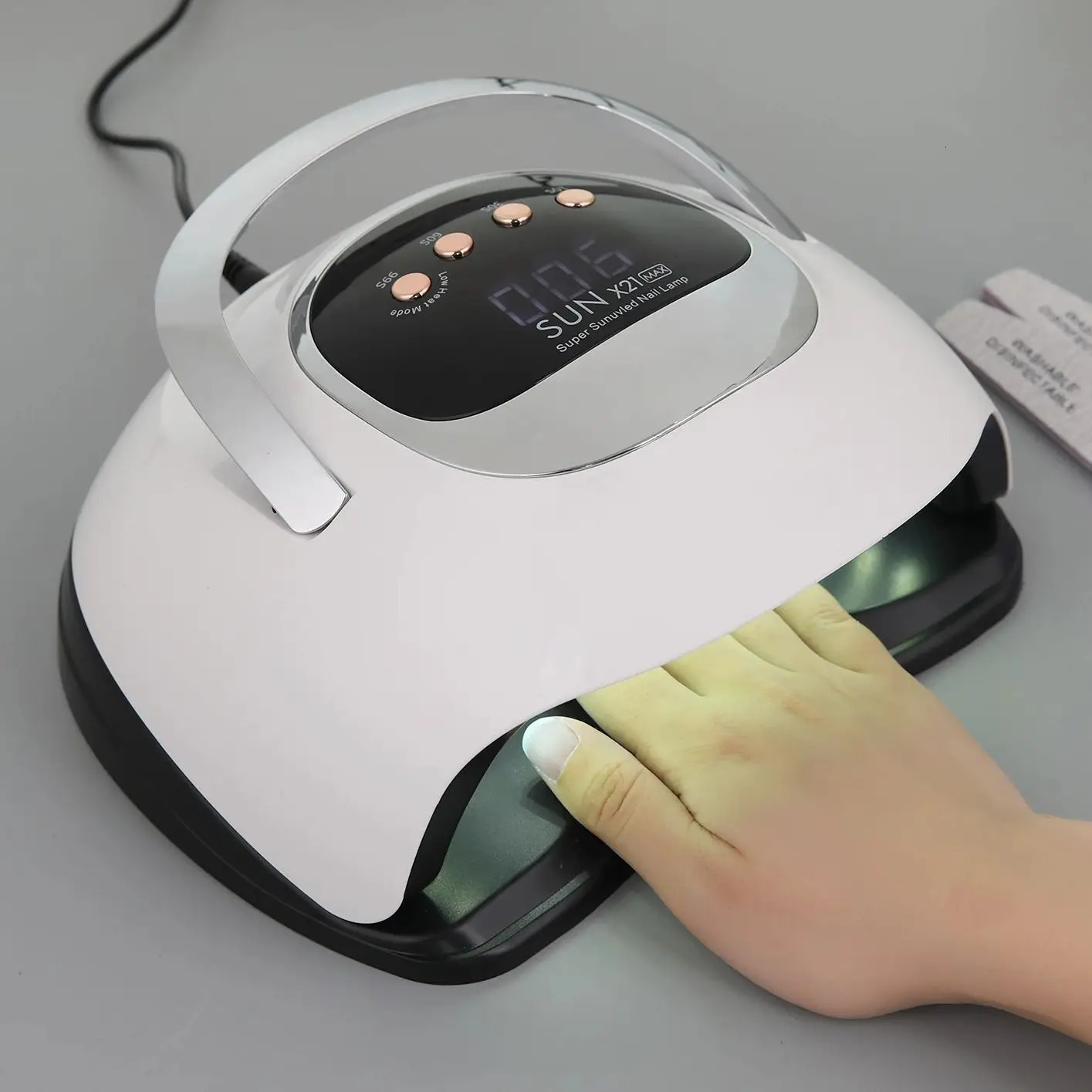 320W SUN X21 MAX 72 LEDS UV LED Nail Lamp For Gel Nail Polish Professional Nail Dryer Light With Timer Auto Sensor Nail Art Tool 240620