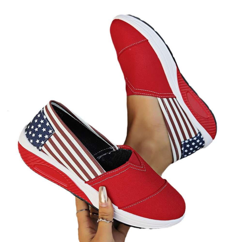 And Autumn Spring New Large Color Block Light Mouth Lazy Round Head Fashion Thick Sole Women S Casual Single Shoes Ddmysaturn