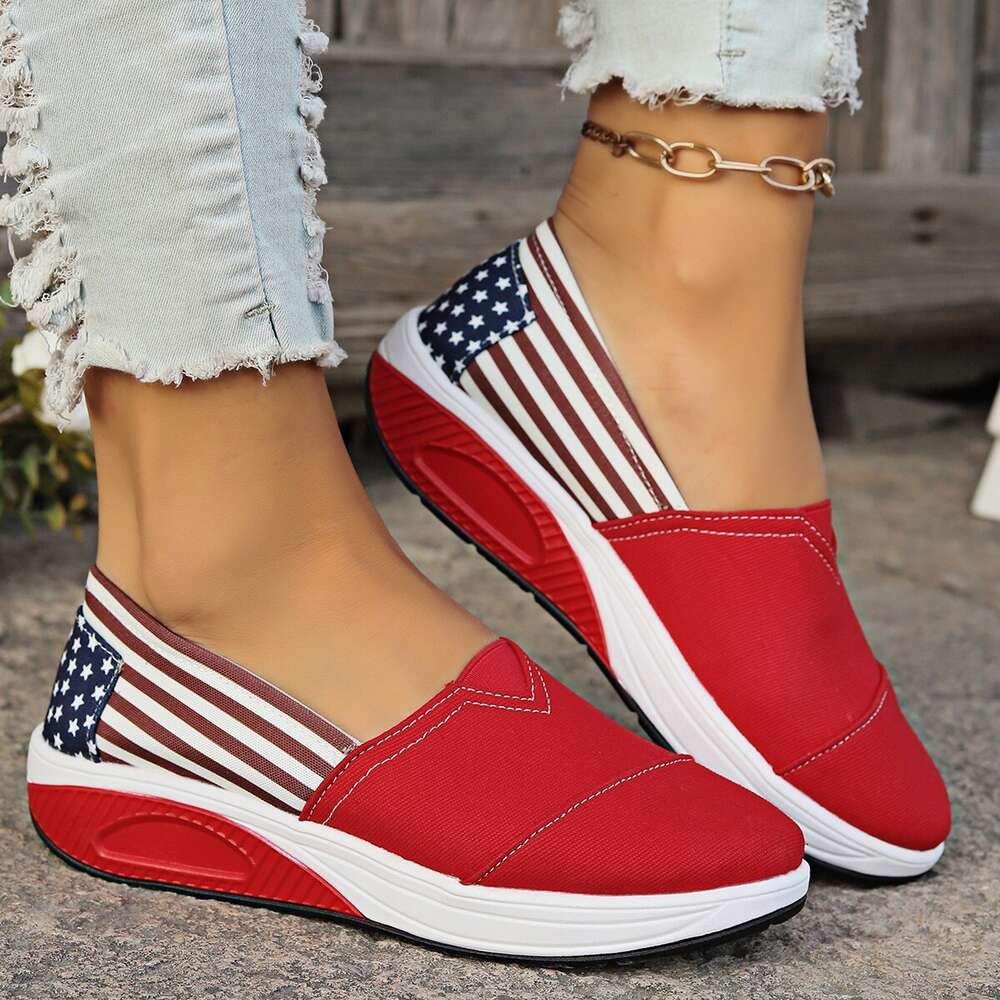 And Autumn Spring New Large Color Block Light Mouth Lazy Round Head Fashion Thick Sole Women S Casual Single Shoes Ddmysaturn