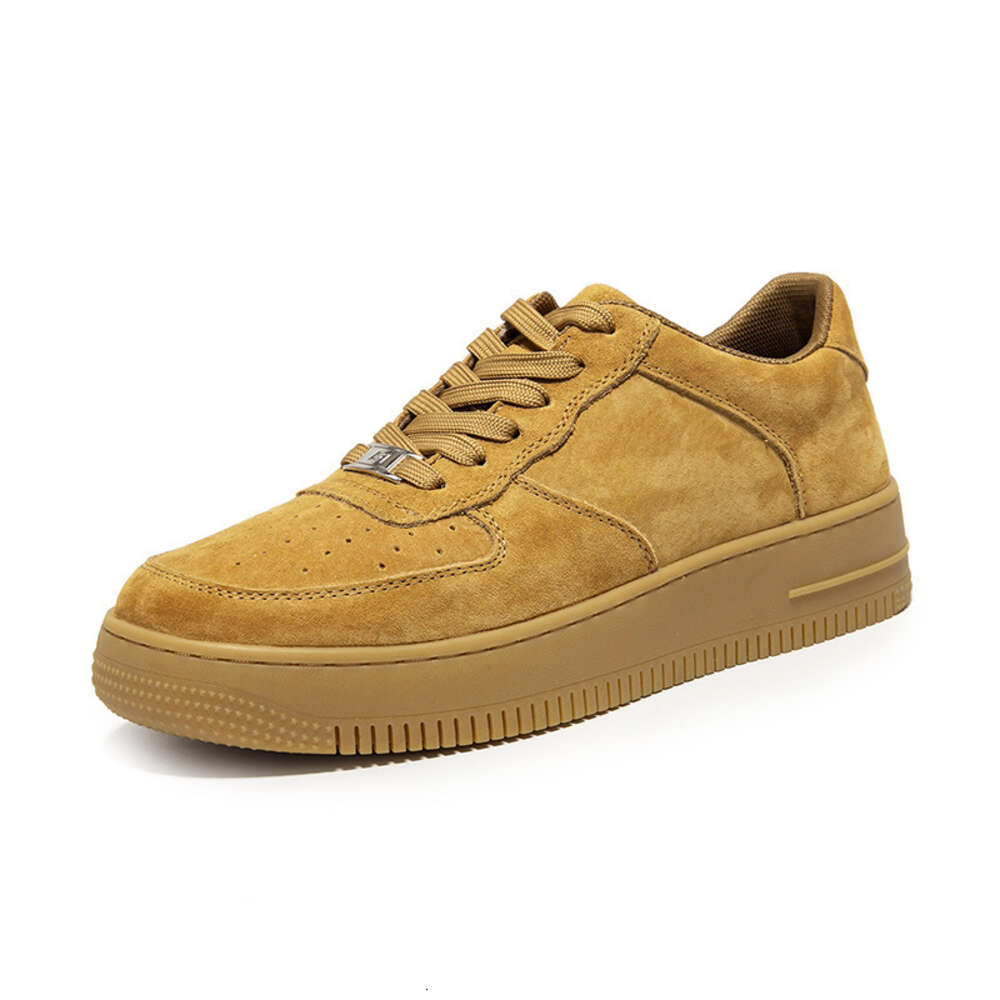 Ddmyoutdoor Thick Soled Fashionable Commuting Casual Board Shoes Spring And Autumn New Youth Workwear Genuine Leather Sports Men S Shoes