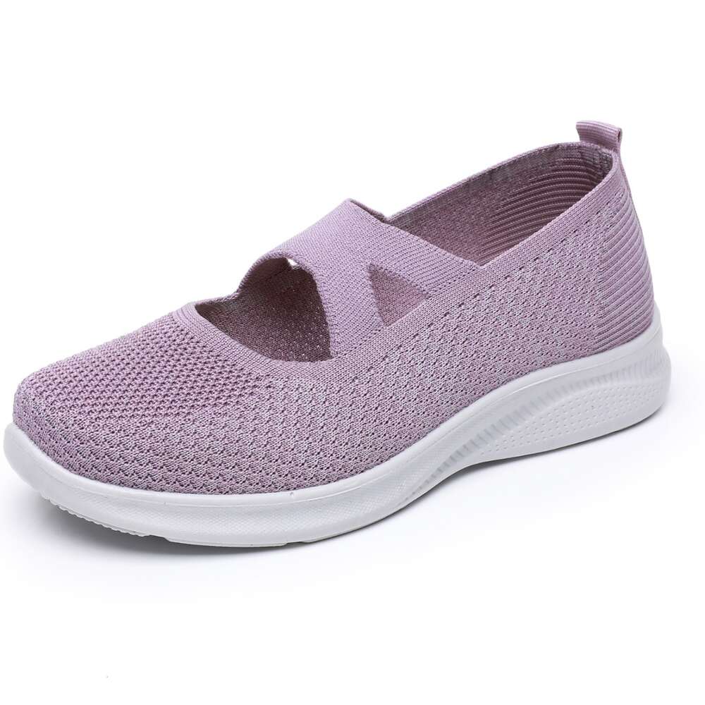 Ddmysports Polyurethane Soled Oversized Women S Sports Leisure Lazy Cloth For Lightweight Breathable And Non Slip Mother Shoes OUTDOOR
