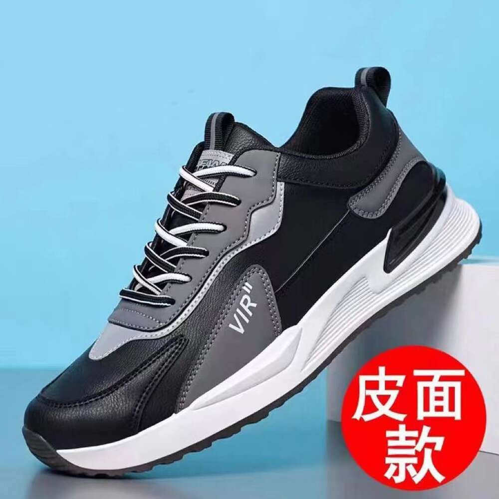 Autumn Spring And New Leather Waterproof Sports Dad Casual Korean Edition Trendy Youth Forrest Gump Men S Shoes Ddmysaturn