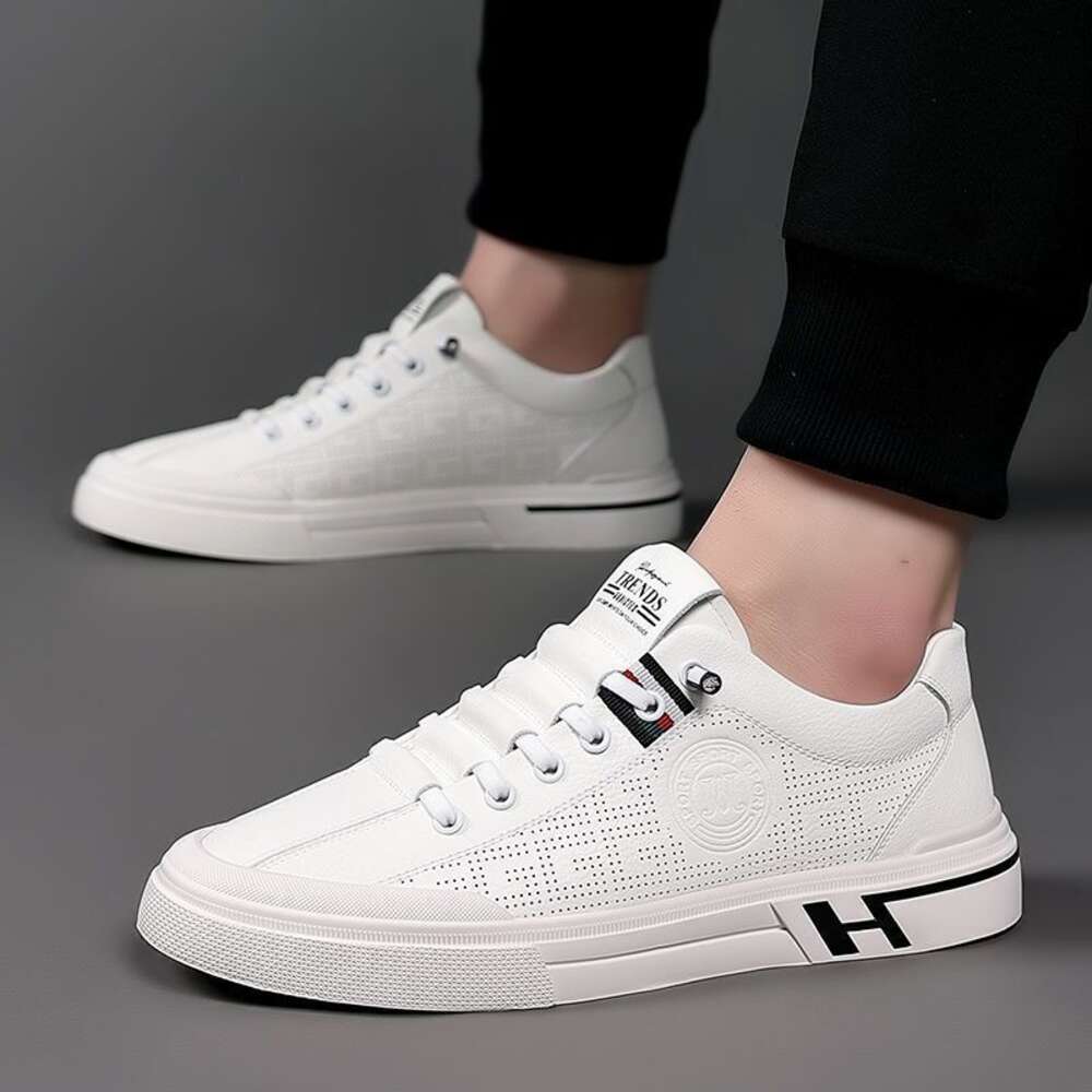 New Cricket Summer Embossed Breathable Sports Casual Mesh For Teenagers Versatile Small White Men S Shoes Ddmysaturn