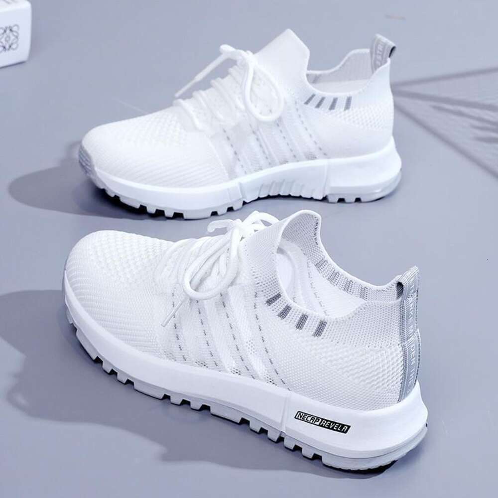 Ddmyoutdoor Spring New Versatile Sports Summer Women S Round Head Breathable Mesh Casual Running Single Shoes