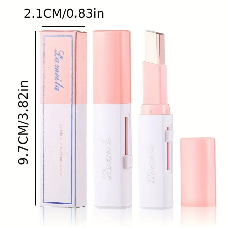 Two Color Gradient Eye Shadow Stick Three Dimensional Natural Without Taking Off Makeup 240620