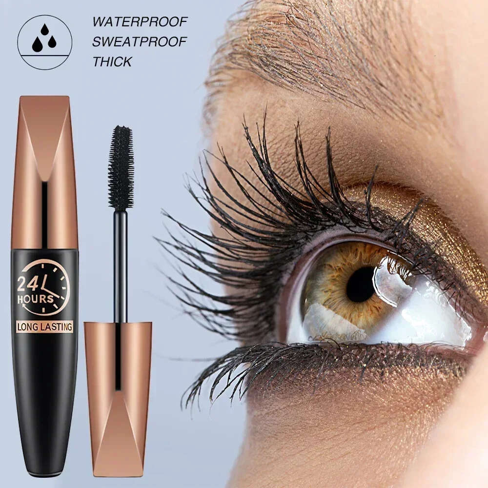 Curled Thick Silk Mascara Lengthening Waterproof Long-wearing Black Eyelash Extension Eye Beauty Makeup Women Cosmetics F620-15