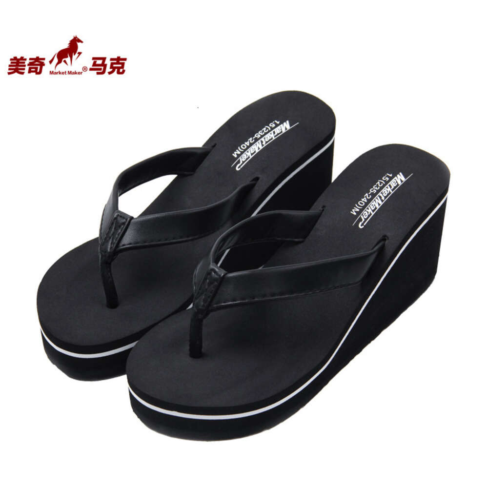 EVA Flip New Flops Fashionable Slippers Women S Summer Anti Slip High Heels Clip Feet Tourist Beach Shoes Ddmysaturn