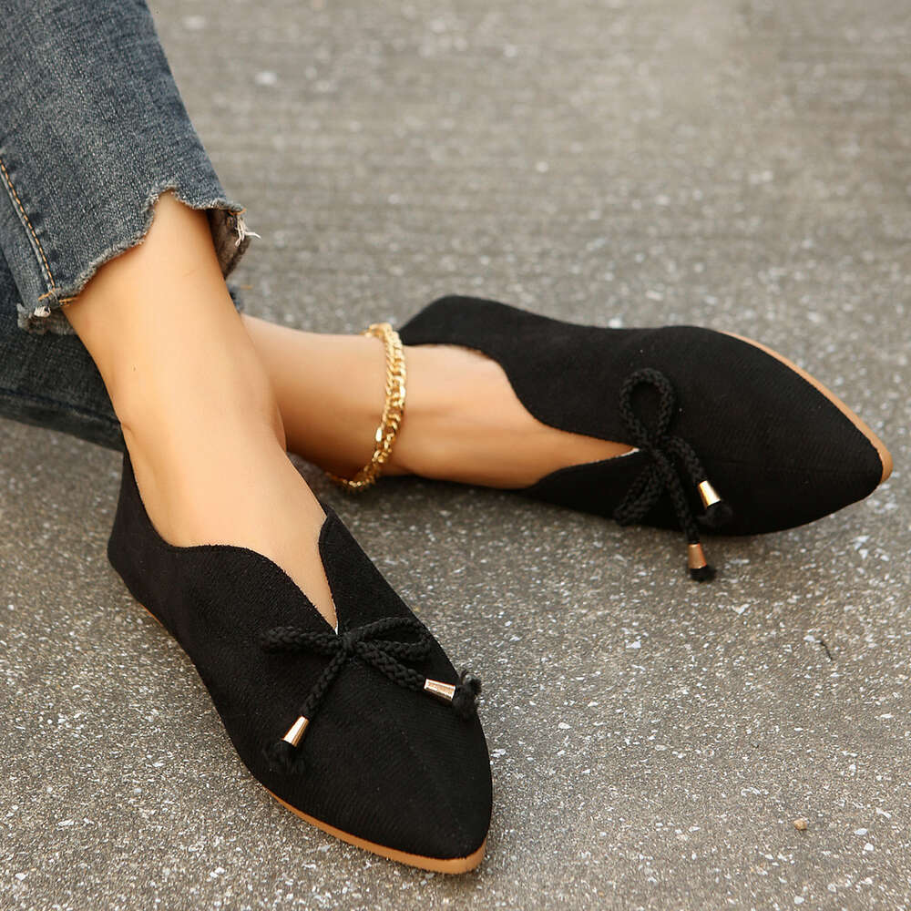 V Shaped New Casual Single For Fashion Large Size Women S Flat Shoes Minimalist Fitting Ddmysaturn