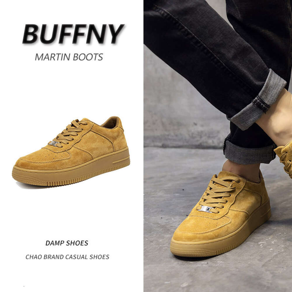 Ddmyoutdoor Thick Soled Fashionable Commuting Casual Board Shoes Spring And Autumn New Youth Workwear Genuine Leather Sports Men S Shoes