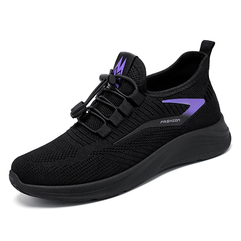 Designer Shoes In Black White 2024 New Womens Casual Breathable Sports Shoes Fashionable And Versatile 02