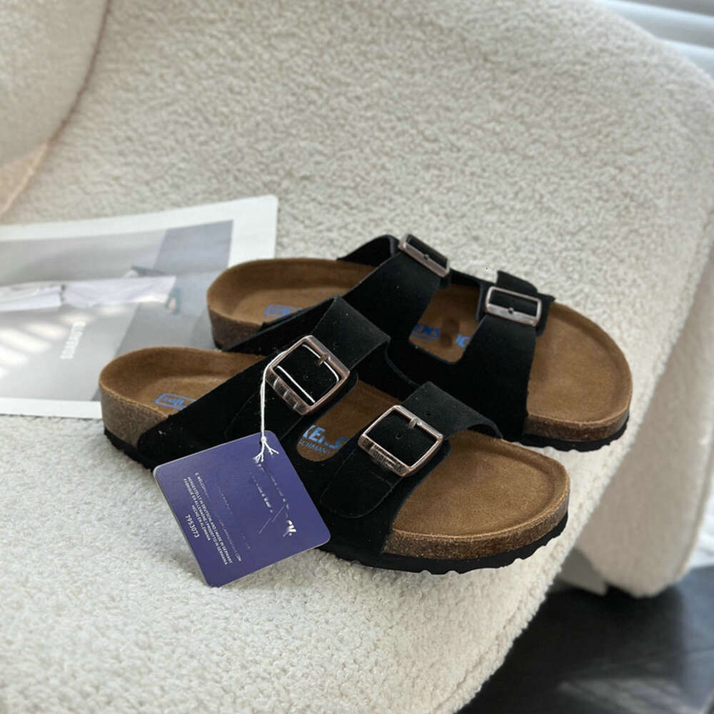 Produced Beef Dongguan Products Men Women Summer Flat Bottomed Outer Wear Couple Double Row Buttoned Sandals And Single Shoes Ddmysaturn