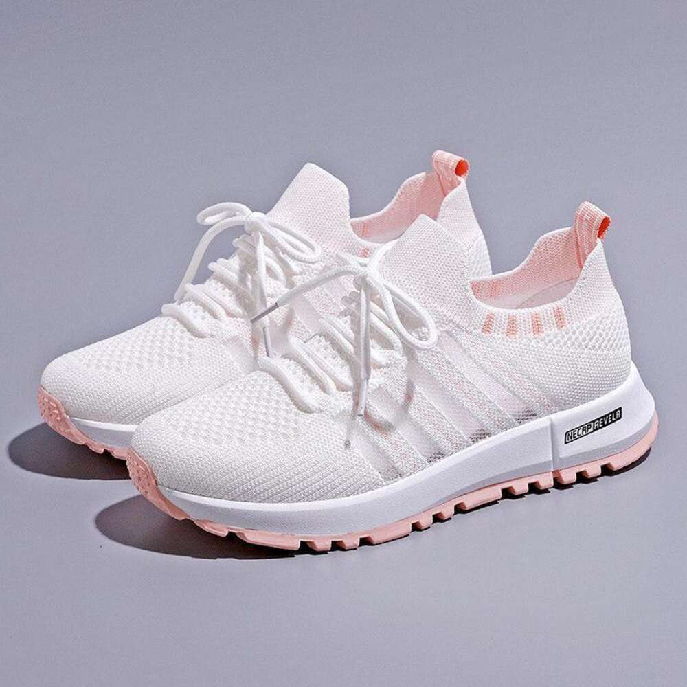 Ddmyoutdoor Spring New Versatile Sports Summer Women S Round Head Breathable Mesh Casual Running Single Shoes