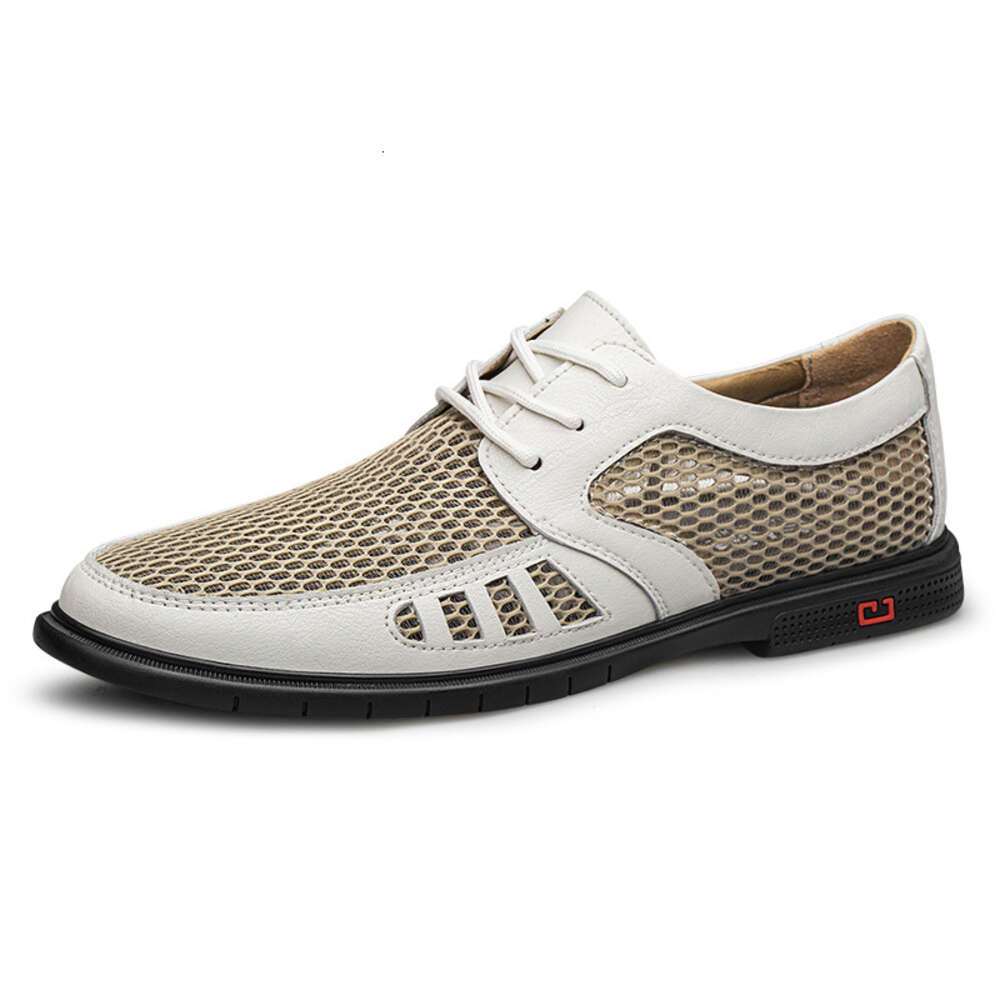 S Summer Men Hollowed Out Shoes Trendy New Products Fashionable And Casual Flying Woven Breathable Small Leather Ddmysaturn
