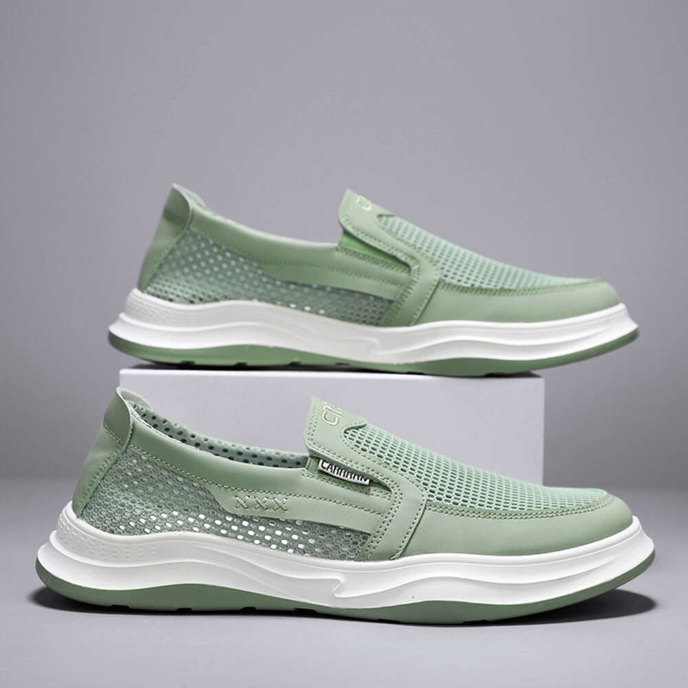 Ddmyoutdoor New Board Spring Summer Casual Large Mesh Hollow One Step Lazy Breathable Work Shoes