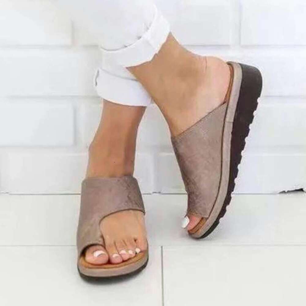 Sloping Wearing Leather Heels And Thick Soled Open Toe Sandals For Women S Summer Size Ddmywed Ddmysaturn