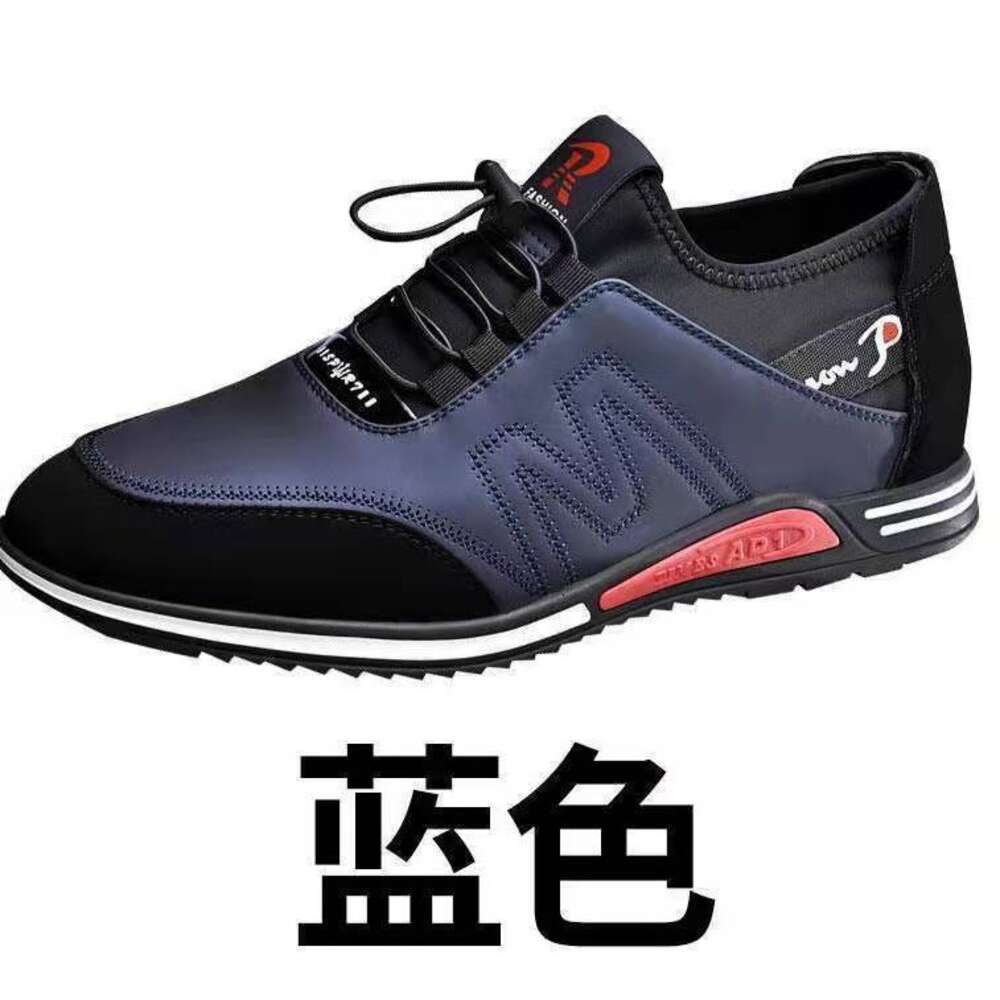 Ddmysports Trendy Casual Korean Edition Lightweight Simple And Fashionable Soft Sole Anti Slip Men S Leather Shoes OUTDOOR
