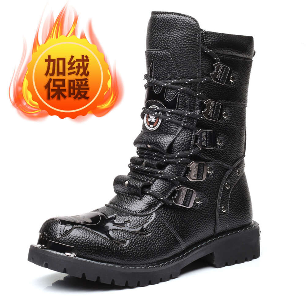 S Ddmysaturn Men Military Men Martin Boots Mid Length Combat