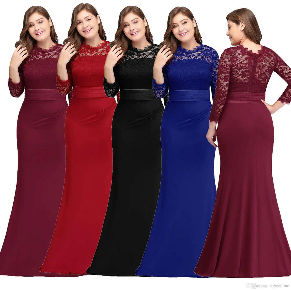 Robe De Soiree Plus Size Dresses Cheap Red Royal Blue Long Mermaid Evening Party Gowns Dress Vestido De Festa Cps613