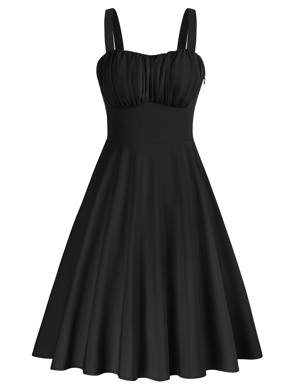 Short Homecoming Dresses Elastic Waist Spaghetti Sweetheart Pleats A-Line Satin Plus Size Cocktail Formal Occasion Cocktail Prom Party Graudation Gown
