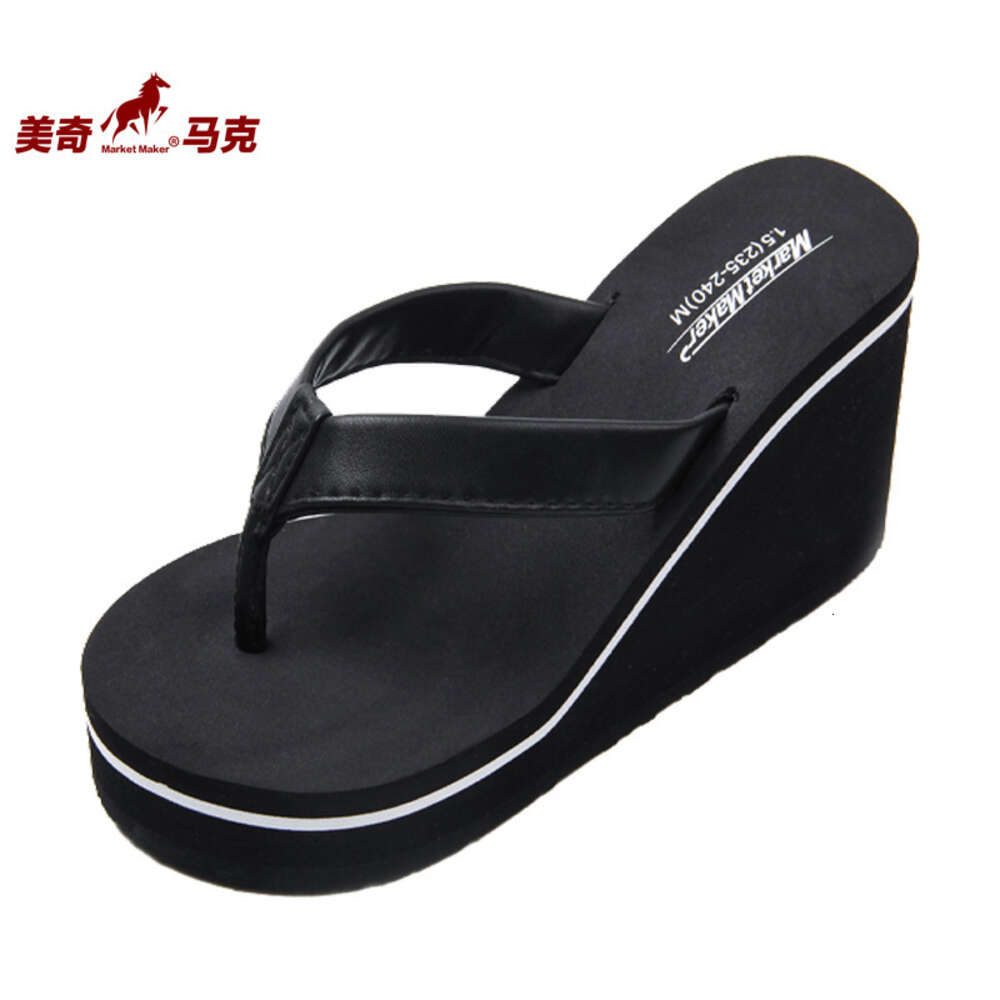 EVA Flip New Flops Fashionable Slippers Women S Summer Anti Slip High Heels Clip Feet Tourist Beach Shoes Ddmysaturn
