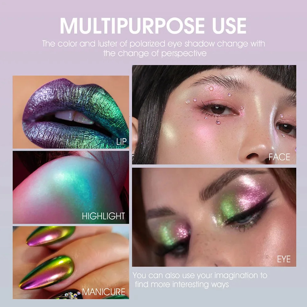 1pc Chameleon Liquid Eyeshadows Shiny Longlasting Eye Shadow Duochrome Eyeshadow Fashion High Quality Make Up Art Women Cosmetic 240620