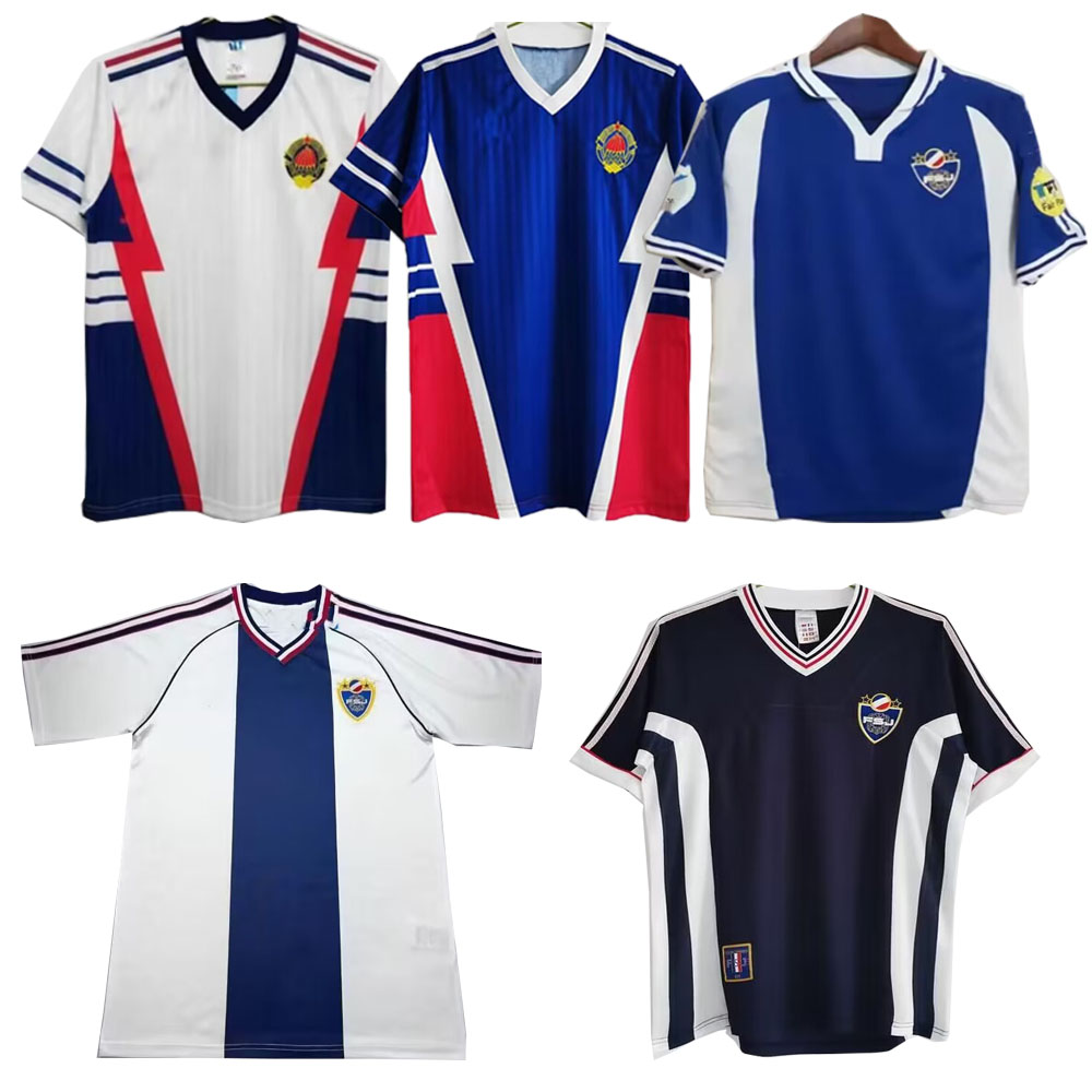 Yugoslavia retro 90 92 98 00 STOJKOVIC soccer jerseys tops JOKANOVIC Mijatovic JUGOVIC MIHAJLOVIC MILOSEVIC SAVICEVIC PROSINECKI classic vintage football shirt