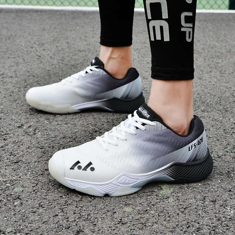 Parent-child professional badminton shoes childrens training shoes anti-skid cushioning mens and womens tennis shoes Sneakers 240620
