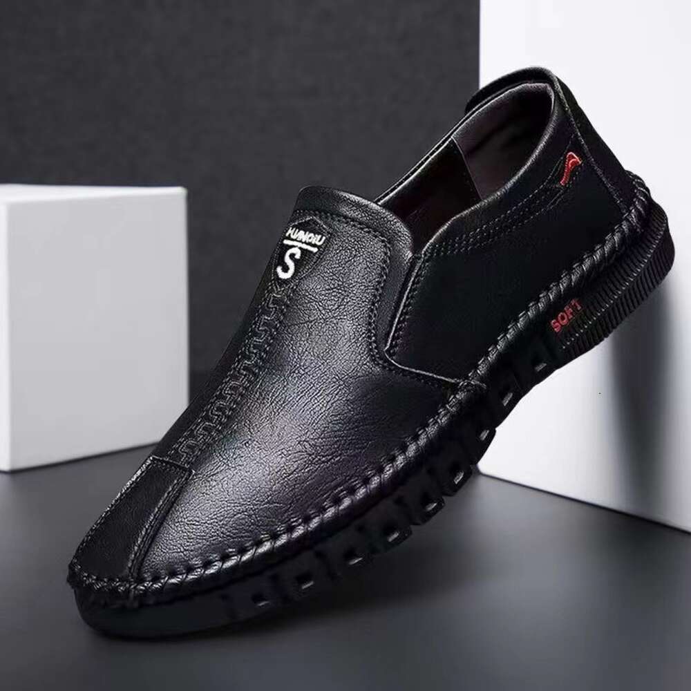 New Casual Summer Low Heel Business Fashion Trend Leather Men S Dad Single Shoes Ddmysaturn