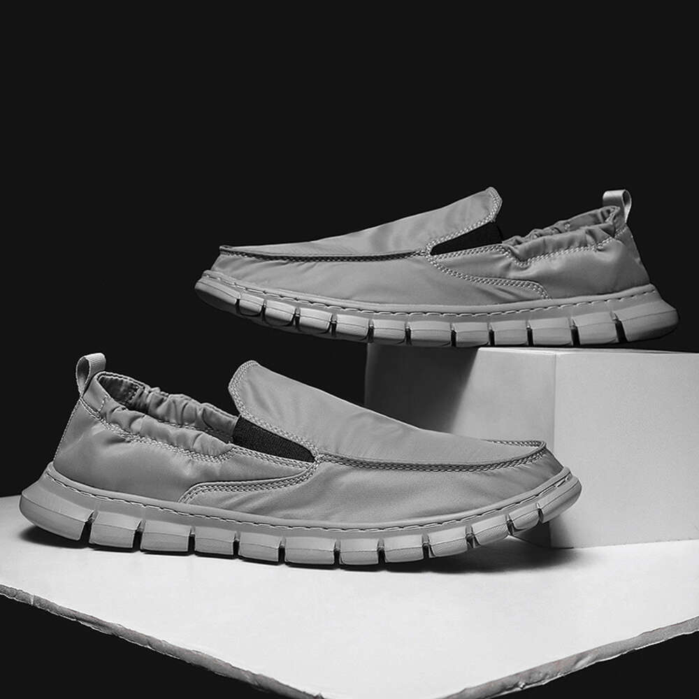 Ddmysports Breathable Casual Oversized Canvas One Foot Lazy Lightweight Sewn Shoes Thin Cloth Men S OUTDOOR