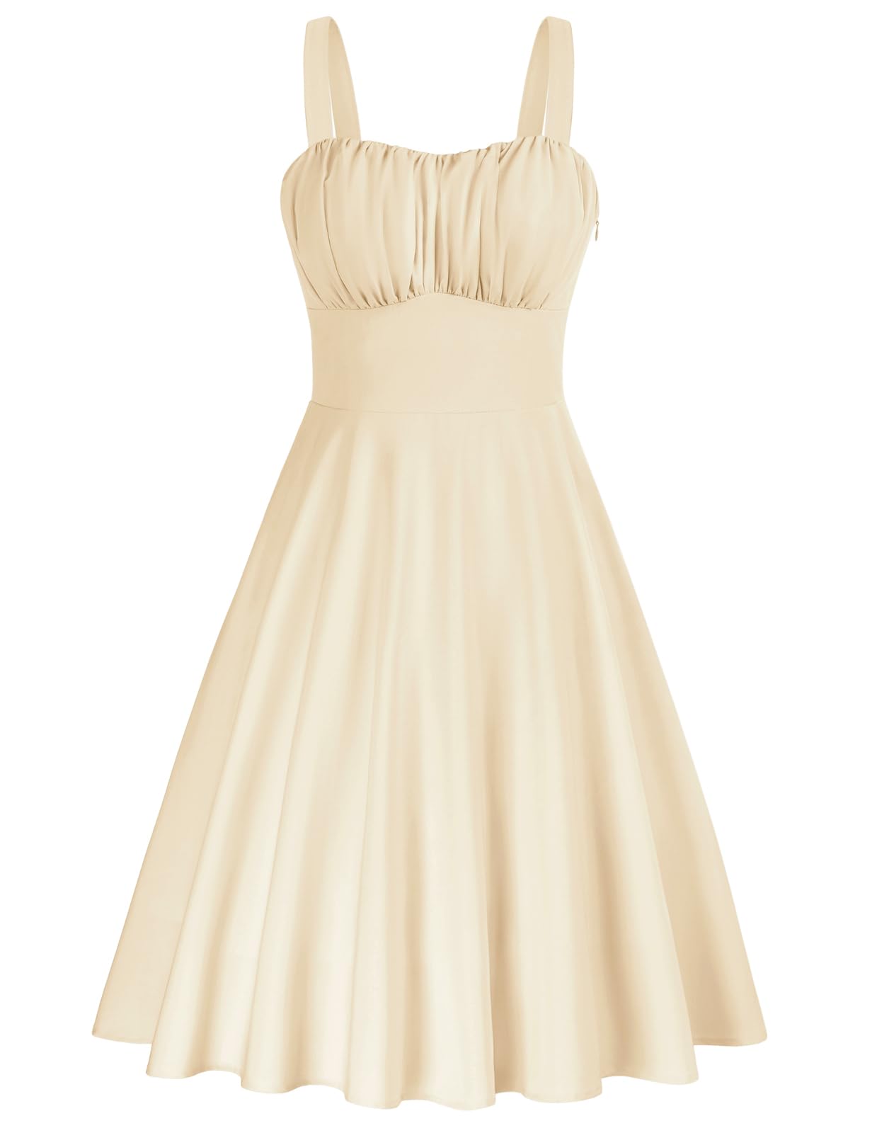 Short Homecoming Dresses Elastic Waist Spaghetti Sweetheart Pleats A-Line Satin Plus Size Cocktail Formal Occasion Cocktail Prom Party Graudation Gown