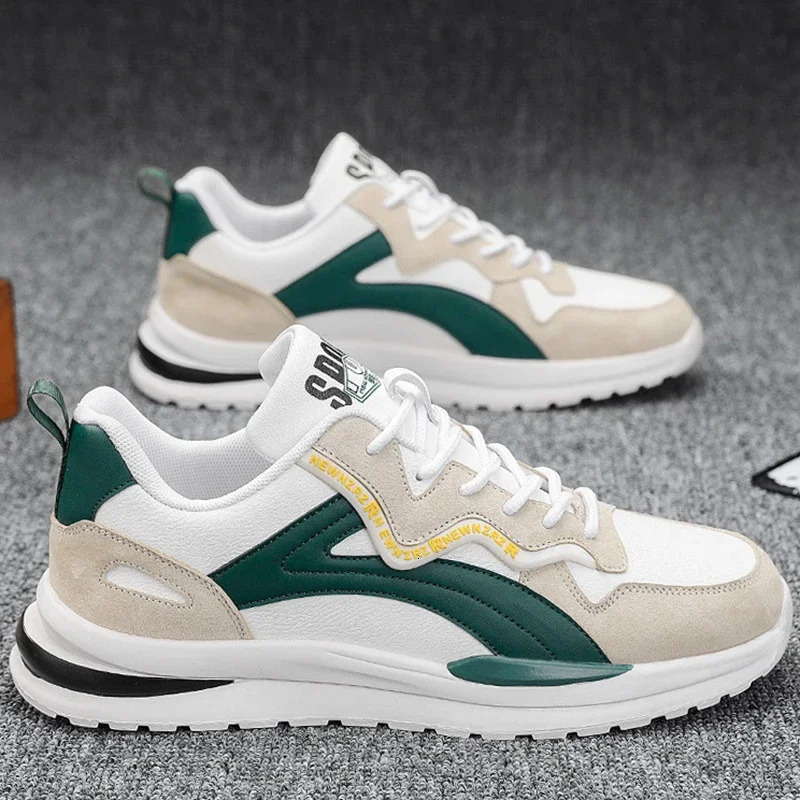 Fashion Breathable Autumn Men Flat Lace Up Sneakers Male Comfort Sport Outdoor Running Shoes atillas Hombre