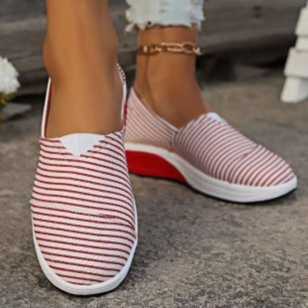 And Autumn Spring New Large Color Block Light Mouth Lazy Round Head Fashion Thick Sole Women S Casual Single Shoes Ddmysaturn