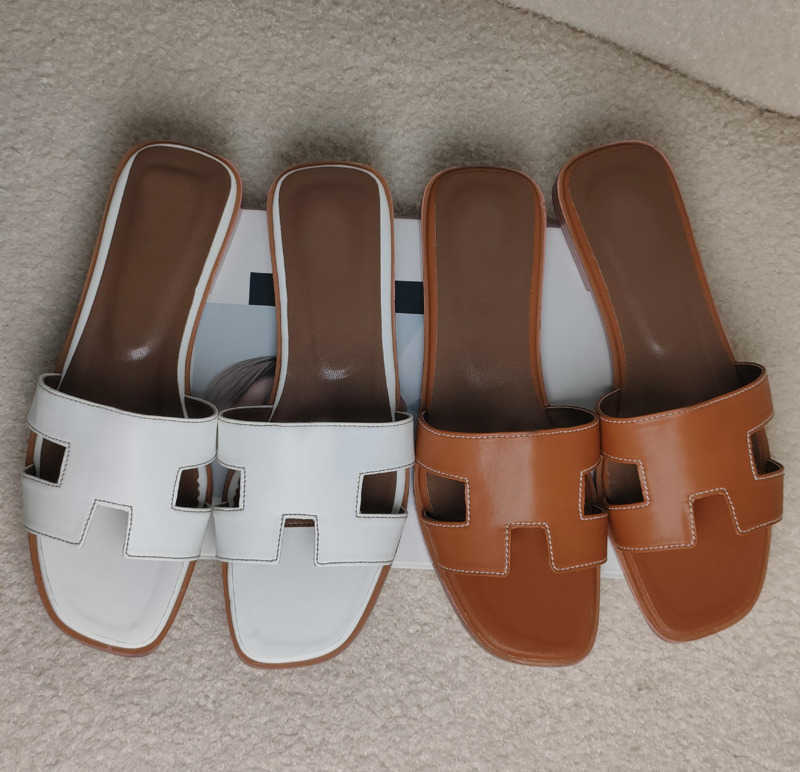 Womens Sandals Designer Sandals Slippers slides Fashion Luxury Floral Slippers Leather and Rubber Flats Sandals Summer Beach Shoes6