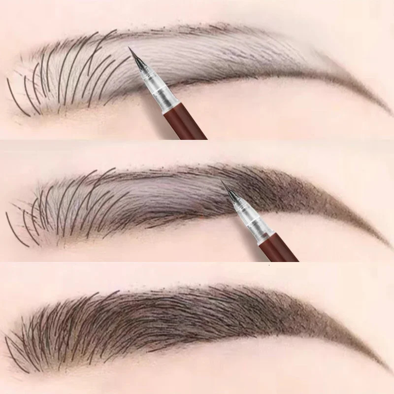 Ultra-fine Eyebrow Pencil Outline Shadow Lying Silkworm Eyeliner Waterproof Non-smudge Lasting Colorfast Liquid Eyebrow Pencil 240620