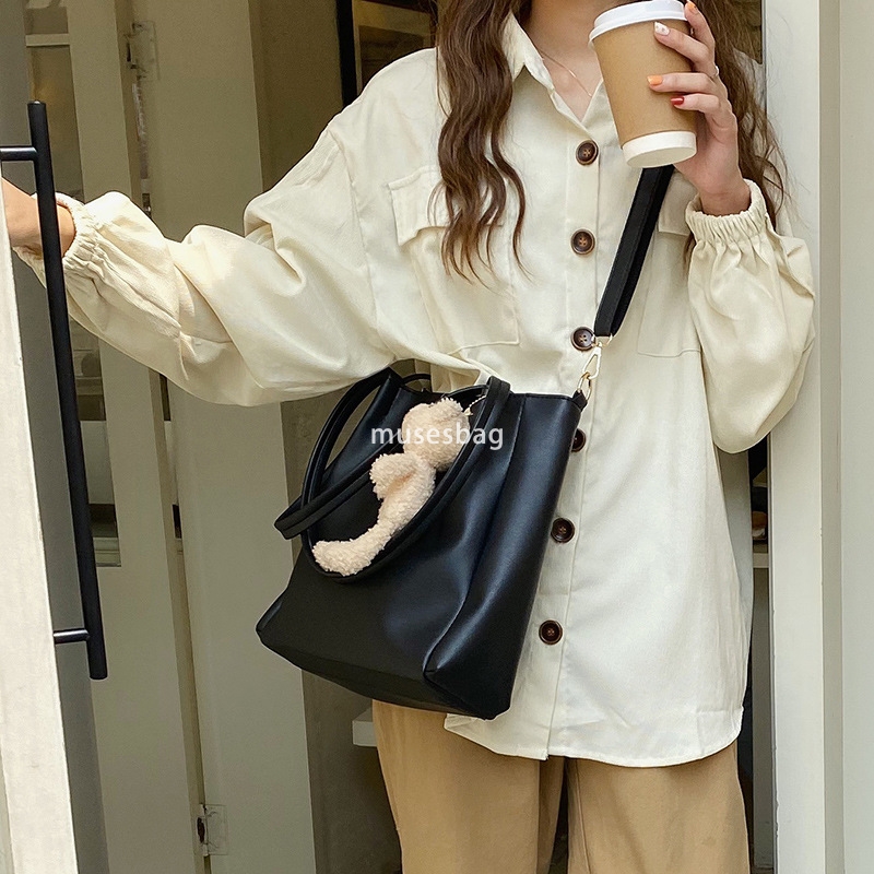 Bag for women's crossbody bag casual large capacity shoulder bag new trendy Korean version simple handheld women's bag tote bag