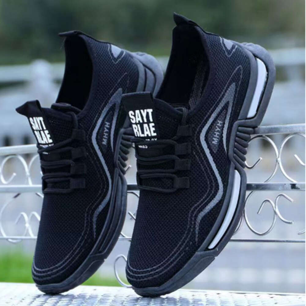 Ddmysports Running New Summer Sports Comfortable And Small White Flying Woven Breathable Casual Shoes Men S OUTDOOR