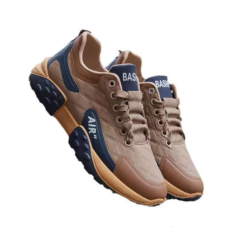 New casual sports for men, fashionable Korean version, versatile soft sole running shoes, coconut shoes