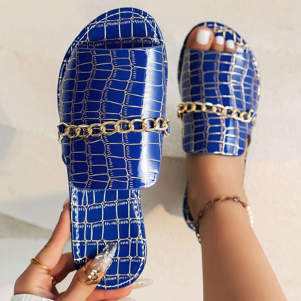 Size New Large Outerwear Metal Buckle Sandals Slippers Women S Beach Shoes Ddmysaturn