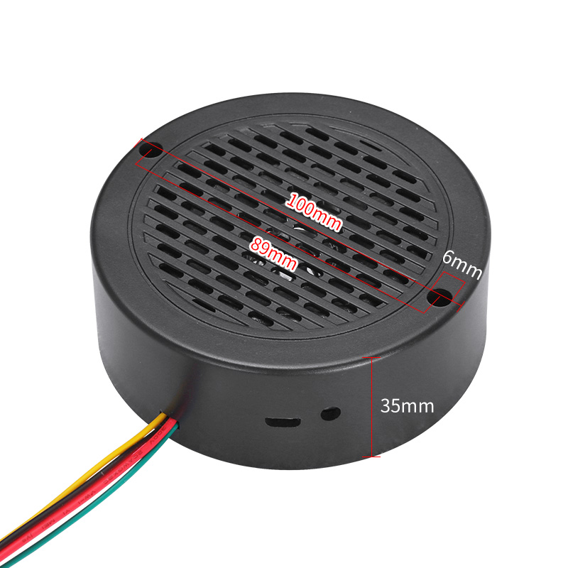 New Car MP3 Siren Horn Speaker 10W Triggerable Audio Player Voice Announcer USB Recordable Speaker MP3 Voice Annunciator