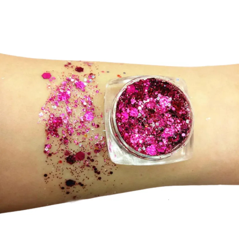 Glitter Eyeshadow Gel Makeup Nail Art Mermaid Sequins Shimmer Diamond Eye Shiny Skin Highlighter Face Body Glitter 240620