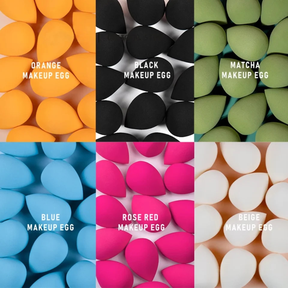 10 Pieces Makeup Sponge Blenders Blending Sponge Foundation Applicator Cosmetic Sponges makeup tools wholesale 240620