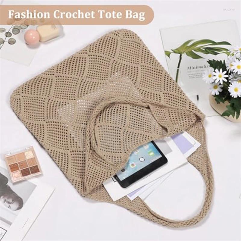 Free Shipping Shopping Bags Designer Knitted Handbags Female Large Capacity Totes Women's Pack Summer Beach Bag Big Purses Casual Hollow Woven Sh
