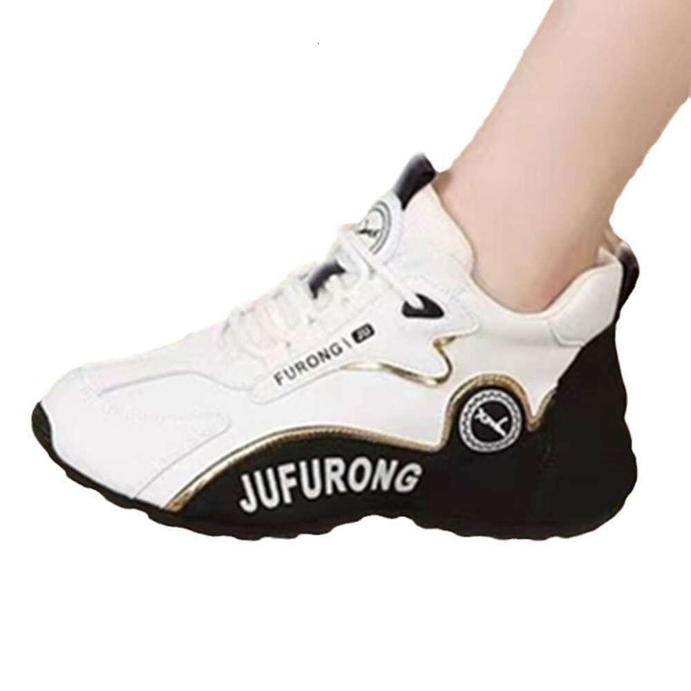 Ddmysports New Dad S Korean Edition Fashionable Trendy Sports Couple Style Leather Soft Sole Igh Display Shoes For Men And Women OUTDOOR