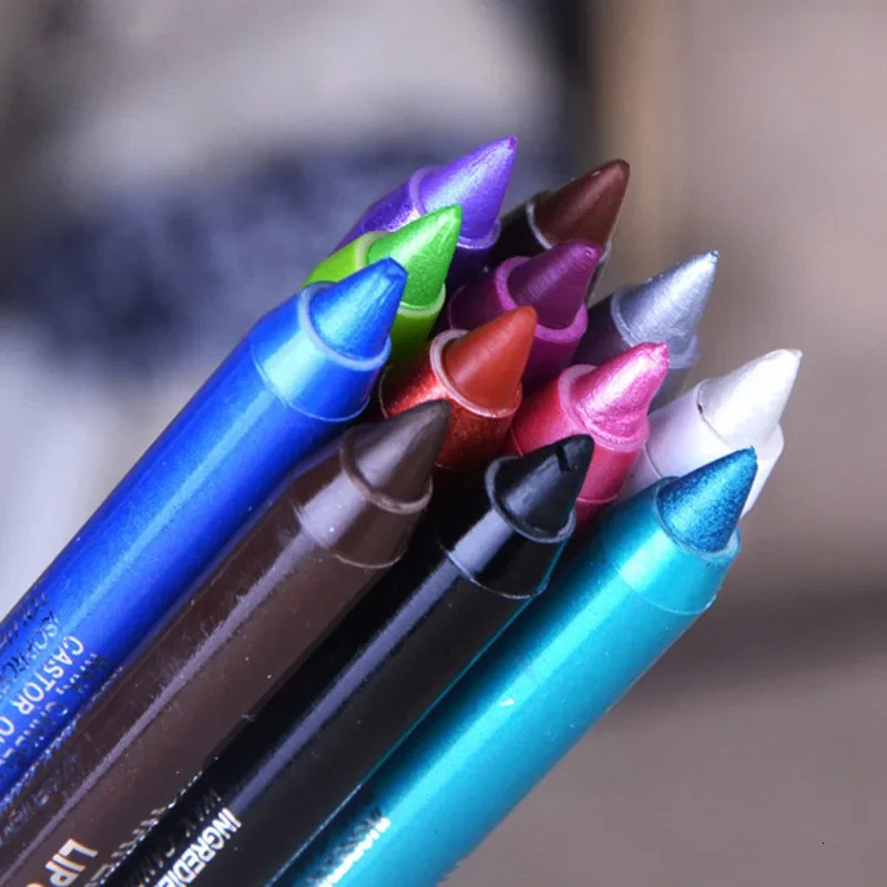 Makeup Long-lasting Not Blooming Eyeliner Pencil Waterproof Pigment Eyeshadow Eye Liner Pen Women Fashion Color Make Up Tools 240709