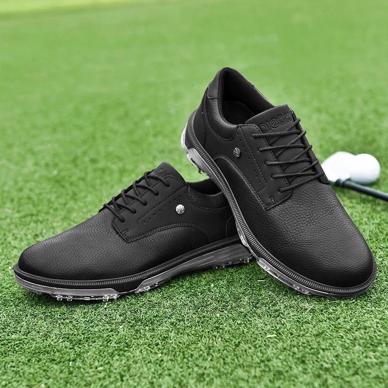 Golfer Sport Man waterproof shoes Ankle Golf Sneaker supplies Golfing Shoes Non Slip Comfortable Walking Shoe black 240