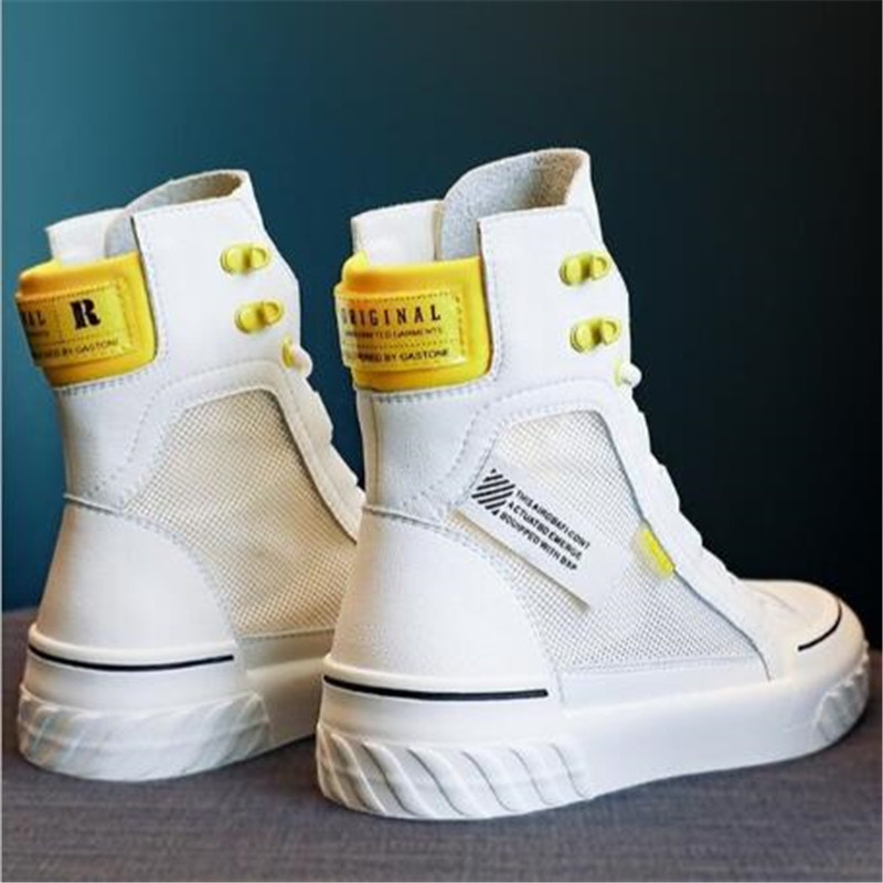 Platform Women's Sneakers New Spring Canvas Lace-Up Vulcanized Summer Breathable White Casual Women Shoes 920c