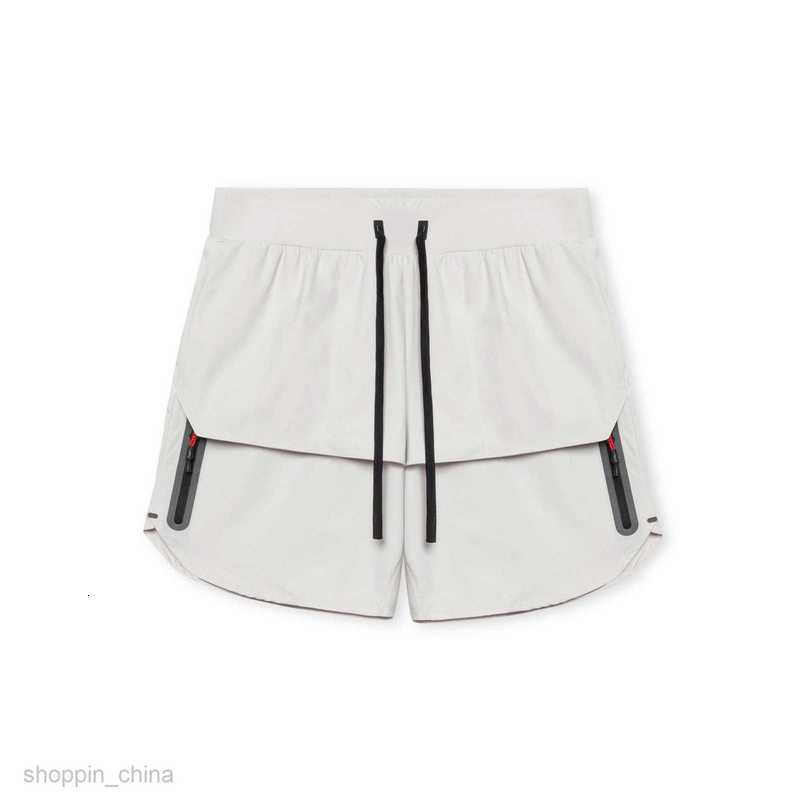 Men's Shorts New Men's Summer Trendy Leisure Sports Fitness Basketball Single layer Shorts with Zipper Pockets