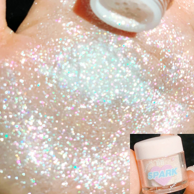 Dream Glitter Highlighter Powder Eyeshadow Makeup Face Pearl Three-dimensional Highlighter Powder Shimmer Cosmetics 240620