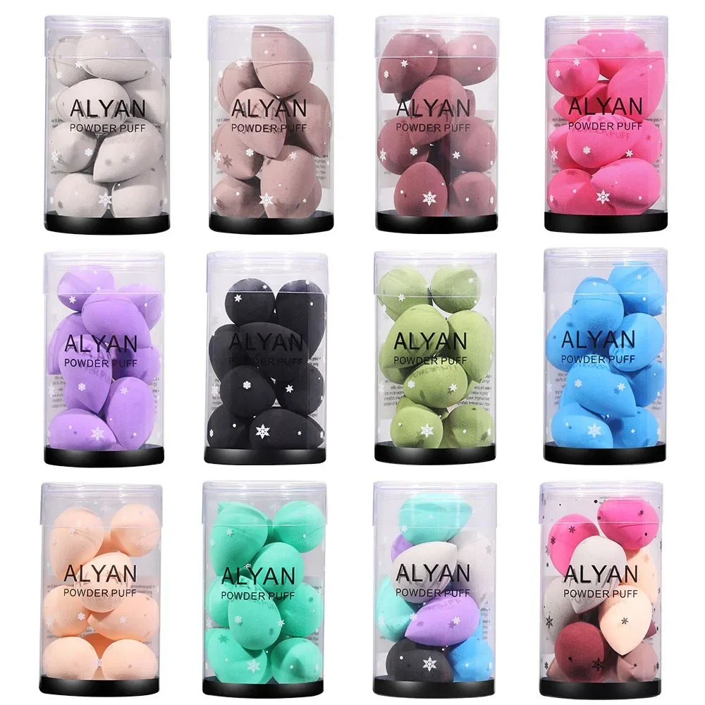 10pcs Makeup Blender Cosmetic Puff Dry and Wet Sponge Mini Beauty Egg Cushion Foundation Powder Beauty Tool Make Up Accessories 240620